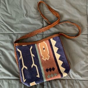Patterned crossbody bag